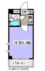 ローズマンションA69番館(A-069)の間取り画像