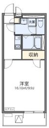 レオネクストカーサKASAI1の間取り画像