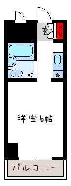 昌栄マンションの間取り画像