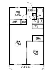 マンション・ベルシアの間取り画像