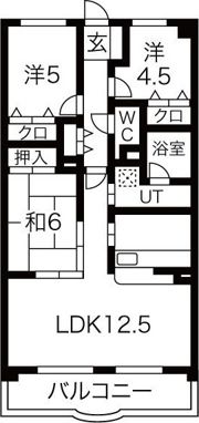 クレストヒルズ東山の間取り画像
