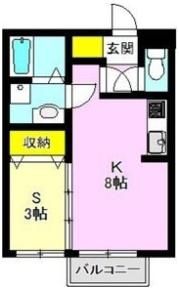 エリカA棟の間取り画像