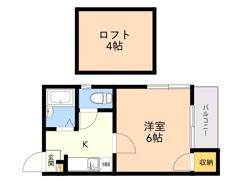 プチメゾン美野島の間取り画像
