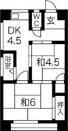 南分ビルの間取り画像
