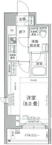 アイルイムーブル西日暮里の間取り画像