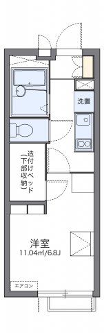 レオパレス紅花Ⅱの間取り画像
