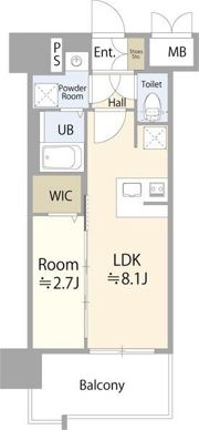 エスリード葵 広小路通の間取り画像