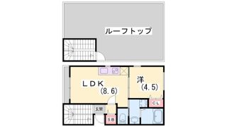 カトル神戸元町の間取り画像