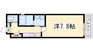 ワコーレヴィータ神戸上沢通の間取り画像