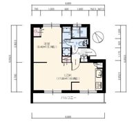 朝日第2マンションの間取り画像