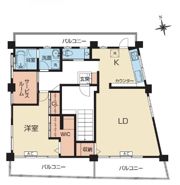 古谷マンションの間取り画像