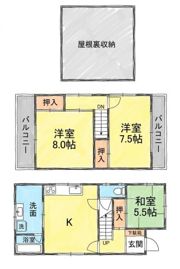 菊水通貸家の間取り画像