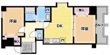 ルモン東梅田の間取り画像