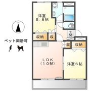 グランディアⅠの間取り画像