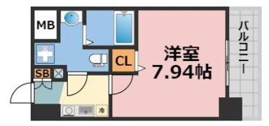 セレニテ難波西の間取り画像