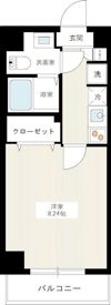 ユリカロゼ AZEST川口の間取り画像