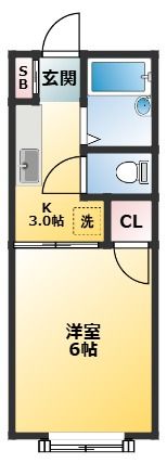 レーベンハイムの間取り画像