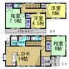 知多市新知神野様貸家の間取り画像