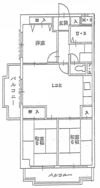 西尾ハイツの間取り画像
