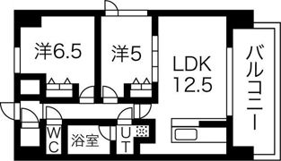スプランディッド三国IIの間取り画像