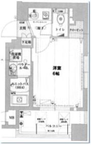 アクアプレイス梅田Ⅱの間取り画像