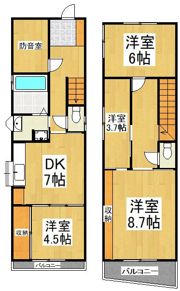 志木市柏町1丁目戸建の間取り画像