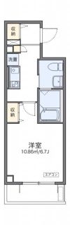 レオパレス香行苑1号の間取り画像