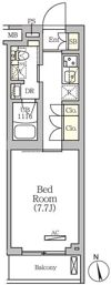 ARKMARK南品川の間取り画像