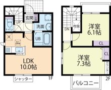 CLAIREA(クレリア) Bの間取り画像