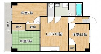 ブリリアンKの間取り画像