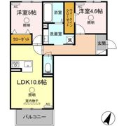 エストの間取り画像