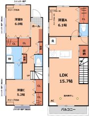フェリーチェストの間取り画像