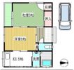 譲原貸家の間取り画像