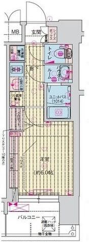 プレサンス大正エミナンスの間取り画像
