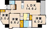 Grace Hapisa 西小倉 Residenceの間取り画像
