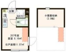 ハーモニーテラス南馬込の間取り画像