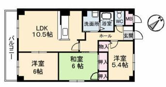 エスポワール21の間取り画像