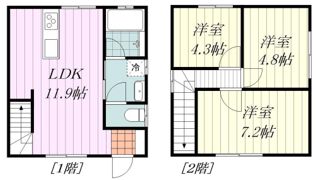 Casa al mare 中村1の間取り画像