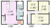 Casa al mare 中村1の間取り画像
