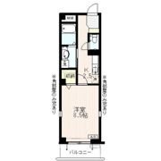 クレセント東伏見の間取り画像