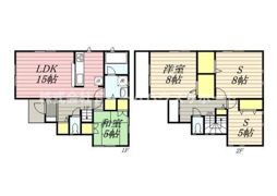 クレイドルガーデン横浜市金沢区六浦南第10 8号棟の間取り画像