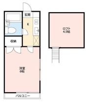 メゾン中尾第7 A棟の間取り画像