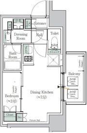 ONE ROOF RESIDENCE NISHINIPPORIの間取り画像