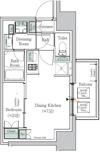 ONE ROOF RESIDENCE NISHINIPPORIの間取り画像