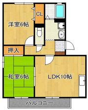 エクレール亀田 A棟の間取り画像