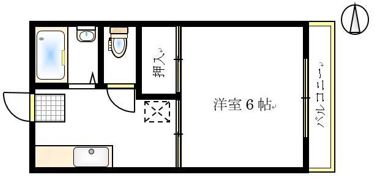 コーポ樹林の間取り画像
