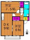 レイモンドサンヴィレッジA棟の間取り画像