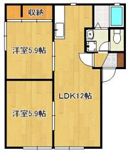 レディ・バグAの間取り画像