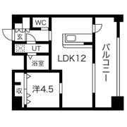 コスモ真田山の間取り画像