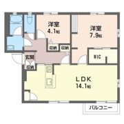 トロピカルハイツCの間取り画像